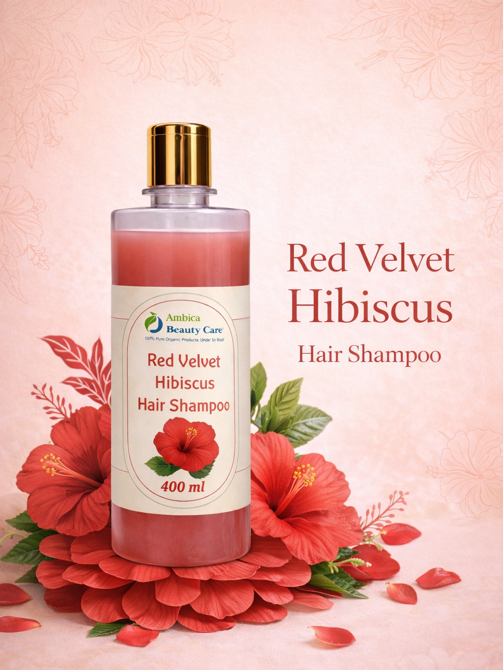 Red Velvet Hibiscus Hair Shampoo - Image 3