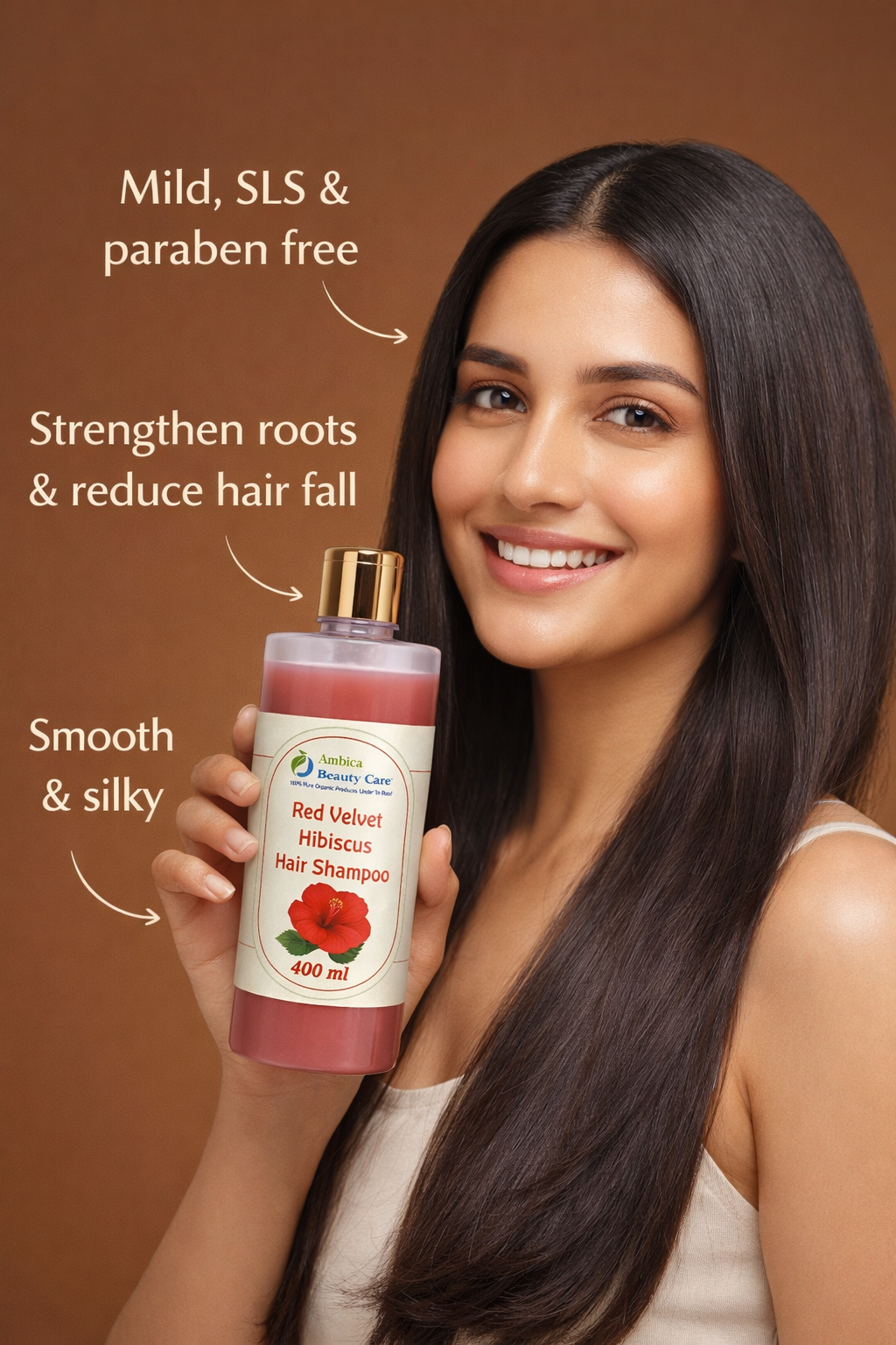 Red Velvet Hibiscus Hair Shampoo - Image 2