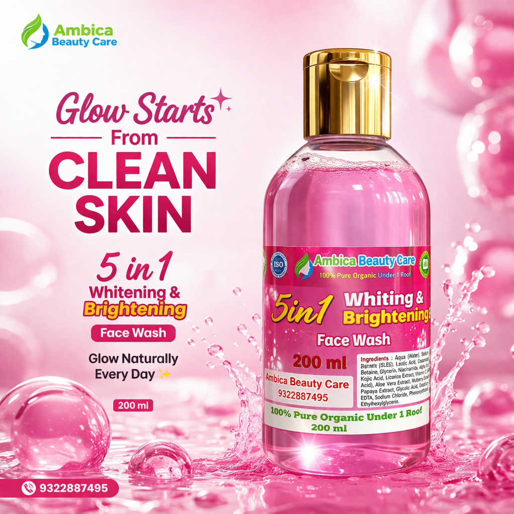 5 in 1 Whitening & Brightening Face Wash - Image 2