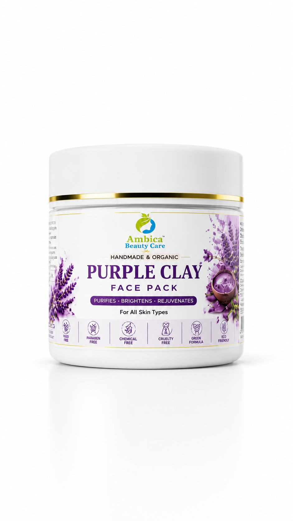 Purple Clay Face Pack - Image 3